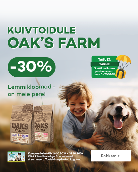 Sausam pašarui OAK'S FARM -30%!