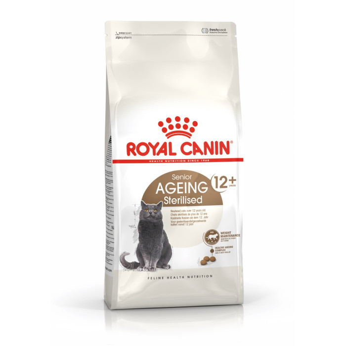 ROYAL CANIN Ageing Sterilised 12+, Kuivtoit steriliseeritud eakatele kassidele 