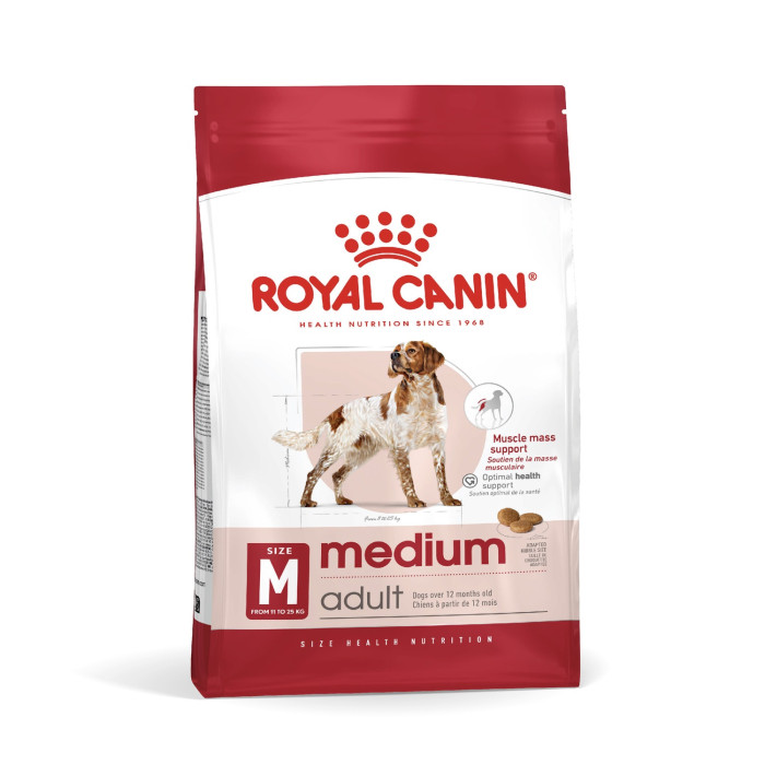 ROYAL CANIN kuivtoit keskmist kasvu täiskasvanud koertele 