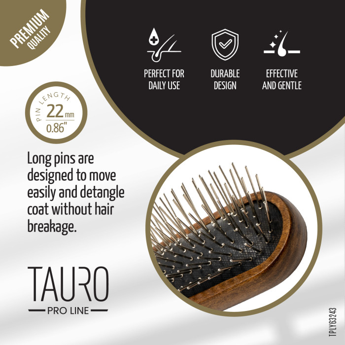 TAURO PRO LINE Hari masseerimiseks, piklik 