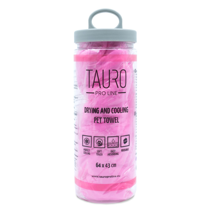 TAURO PRO LINE Высоковпитывающее и охлаждающее полотенце для домашних животных, 64x43 cm 