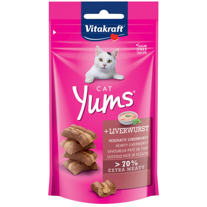 VITAKRAFT Cat Yums лакомство для кошек с печенью 