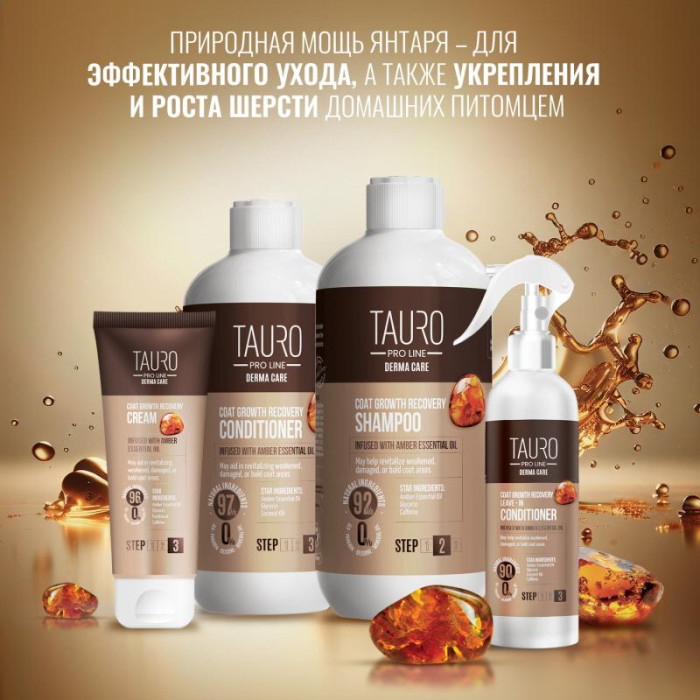 TAURO PRO LINE Derma Care Coat кондиционер для собак и кошек, стимулирующий рост шерсти 