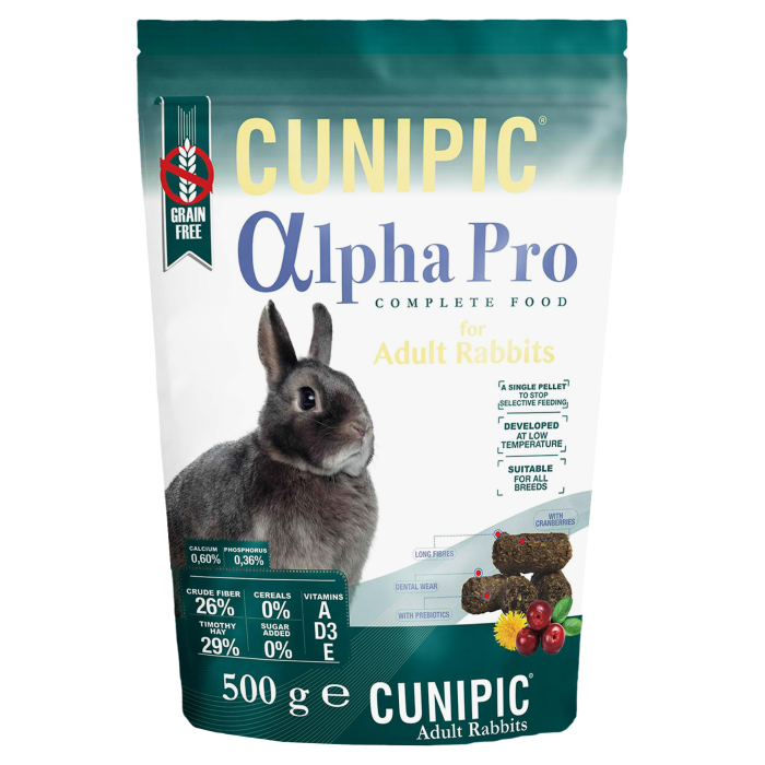 CUNIPIC Alpha Pro Adult küülikutoit 