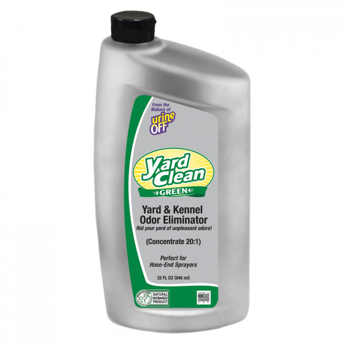 URINE OFF Yard Clean Green 946 мл спрей для удаления запахов мочи домашних животных вне помещении 