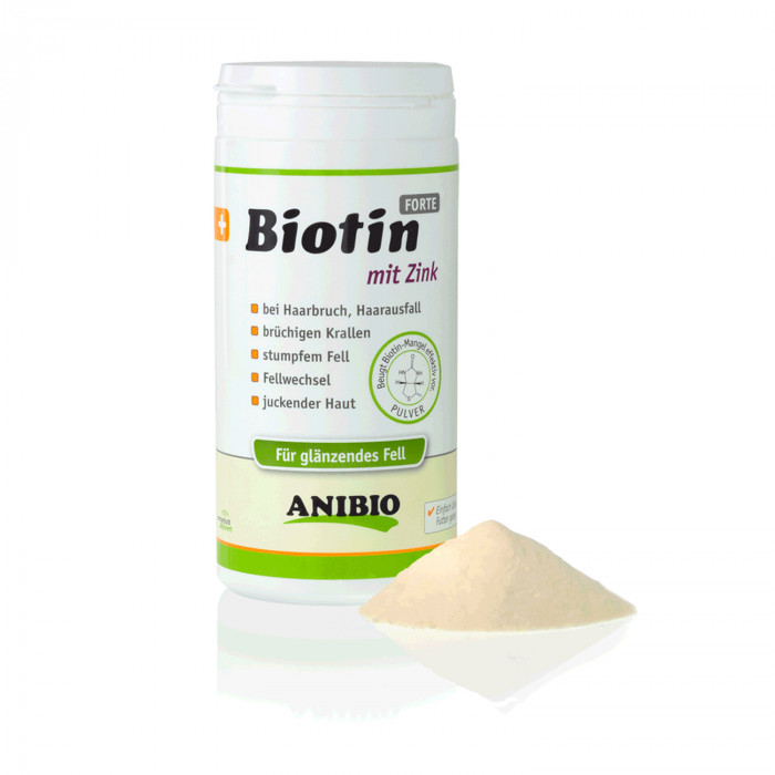 ANIBIO Biotin Pulver пищевая добавка для кошек и собак 