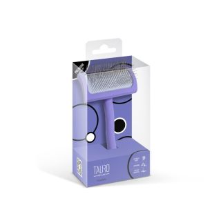 TAURO PRO LINE kumer ristkülikukujuline puidust hari, harjased 25 mm, lilla M, 9,6 × 19,0 cm