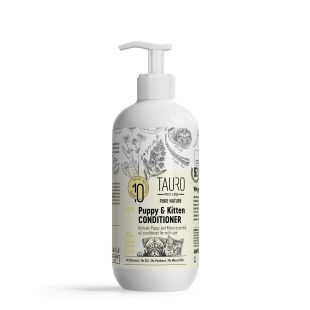 TAURO PRO LINE Pure Nature Delicate Puppy & Kitten, õrnhooldav palsam kutsikate ja kassipoegadele karvkattele 400 ml