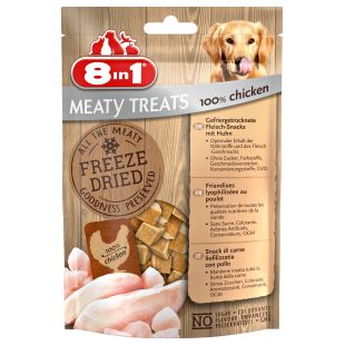 8IN1 пищевые добавки-лакомства для собак, лиофилизированная курица 50 г