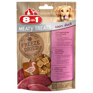 8IN1 пищевые добавки-лакомства для собак, лиофилизированное утятина 50 г