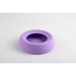 SUPER DESIGN миска для воды для домашних животных, силиконовая фиолетовая, 0,52 л, 16,7x4,4 cм