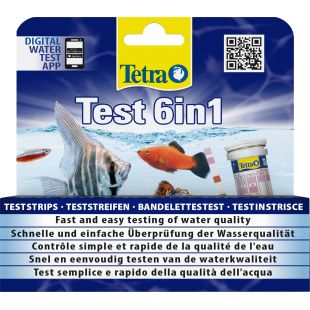 TETRA Test 6in1 тест для проверки качества аквариумной воды 25 шт.