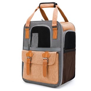PAW COUTURE сумка-переноска для домашних животных 32x22x42 cм, коричневая