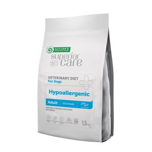 NATURE'S PROTECTION SUPERIOR CARE putukatega dieet kuivtoit igat tõugude täiskasvanud koertele, kellel on soodumus toiduallergia tekkeks 1,5 kg x 4