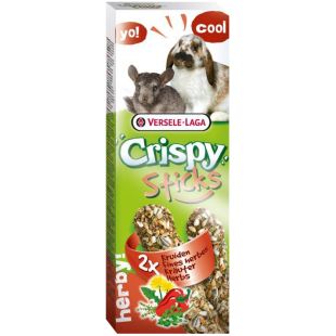 VERSELE LAGA Crispy Sticks лаокмства с травами для кроликов и шиншилл 2 шт.