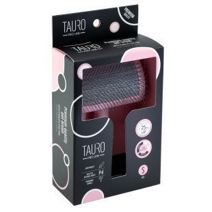 TAURO PRO LINE plastist hari õhukesed kõvad 25 mm roostevabast terasest piid, rosa, väikesed 15,5x10,2x6,2 cm