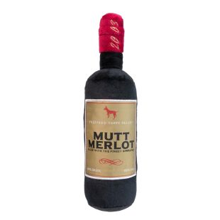 FUZZYARD игрушка для собак, „Mutt Merlot“ с пищалкой, 28 cм