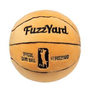 FUZZYARD игрушка для собак, баскетбольный мяч с пищалкой, 15 cм