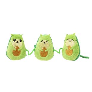 FUZZYARD игрушка для кошек, авокадо на веревочке с кошачьей мятой, 24 cм