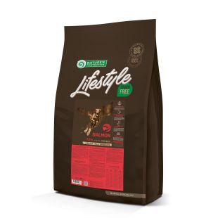 NATURE'S PROTECTION LIFESTYLE teraviljavaba kuivtoit kõigile täiskasvanud koeratõugudele, lõhega 10 kg x 2