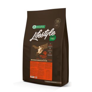 NATURE'S PROTECTION LIFESTYLE teraviljavaba kuivtoit täiskasvanud väikestele ja üliväikestele koeratõugudele, lõhe ja krilliga 10 kg x 2