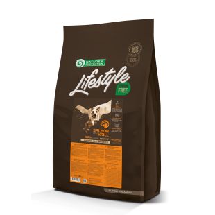 NATURE'S PROTECTION LIFESTYLE teraviljavaba kuivtoit igat tõugu noortele koertele,  lõhe ja krilliga 10 kg x 2