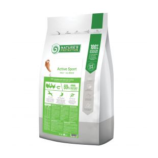 NATURE'S PROTECTION kuivtoit kõigile aktiivsetele täiskasvanud koeratõugudele, kodulinnuliha ja krilliga 12 kg x 2