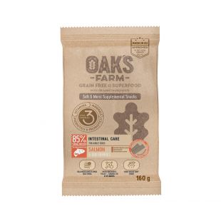 OAK'S FARM toidulisand-maius lõhega täiskasvanud koertele 160 g