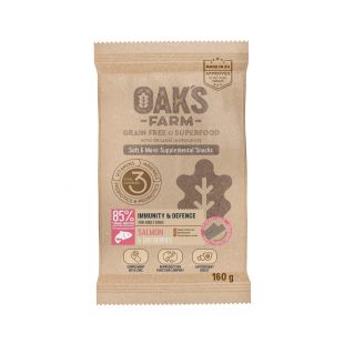 OAK'S FARM toidulisand-maius lõhega täiskasvanud koertele 160 g