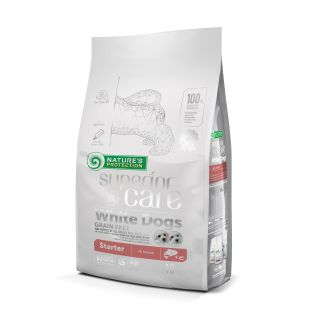 NATURE'S PROTECTION SUPERIOR CARE teraviljavaba kuivtoit igat tõugu valgekarvalistele kutsikatele, lõhega 10 kg x 2